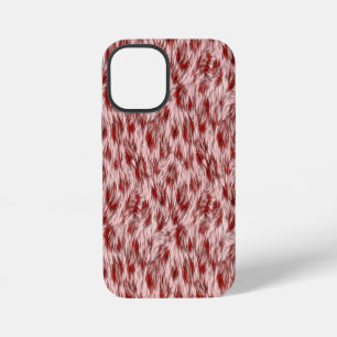 Abstrakt-braune Fabric Pelz Hintergrund-24602 iPhone 12 Mini Hülle