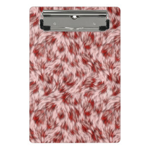 Abstrakt-braune Fabric Pelz Hintergrund-24602 Mini Klemmbrett