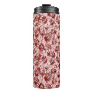 Abstrakt-braune Fabric Pelz Hintergrund-24602 Thermosbecher