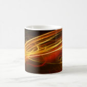 Abstrakt-braunes Design-10009 Kaffeetasse (Mittel)
