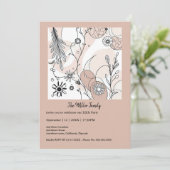 Abstrakt Brown Boho Minimalistische Ästhetik (Stehend Vorderseite)