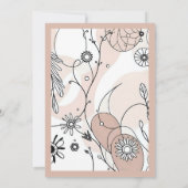 Abstrakt Brown Boho Minimalistische Ästhetik (Rückseite)