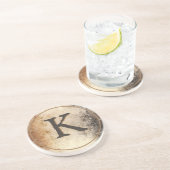 Abstrakt Brown Tone Getränkeuntersetzer (Seite)