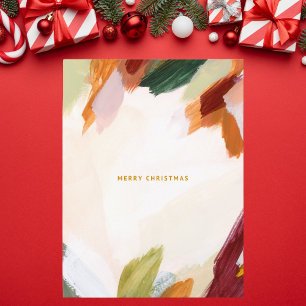 Abstrakt Brush Strokes Weihnachten