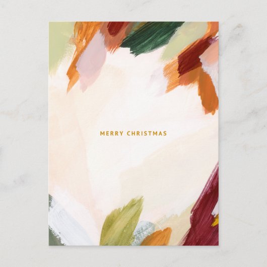 Abstrakt Brush Strokes Weihnachten (Vorderseite)