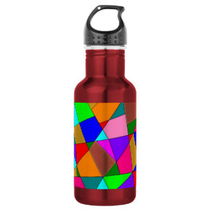 abstrakt-bunt trinkflasche