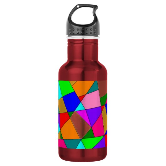 abstrakt-bunt trinkflasche (Vorderseite)