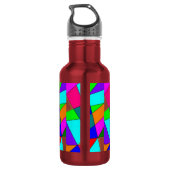 abstrakt-bunt trinkflasche (Rückseite)