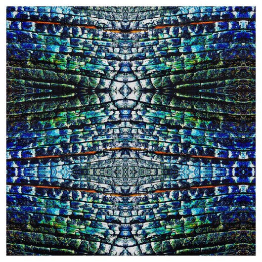 Abstrakt Burnt Bark Fabric Stoff (Muster)