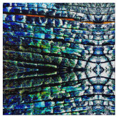 Abstrakt Burnt Bark Fabric Stoff (Nahaufnahme)