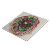 Abstrakt Burst Pink und Grün Fliese (Seite)