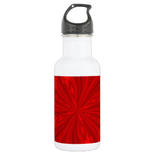 Abstrakt Butterfly Red Edelstahlflasche