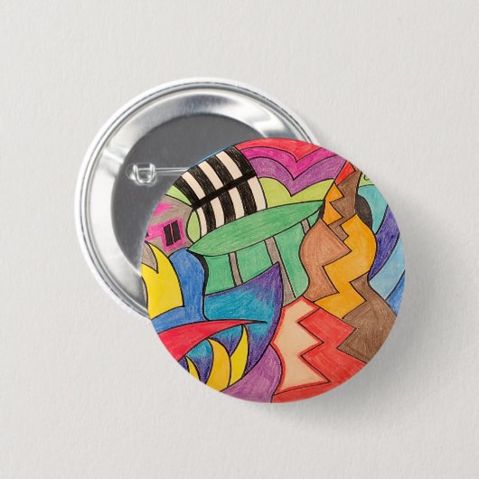 Abstrakt Button (Vorne & Hinten)