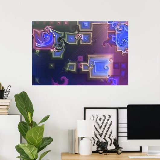 Abstrakt c008 poster (Heimbüro)