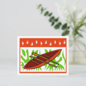 Abstrakt Canoe Weihnachten (Stehend Vorderseite)