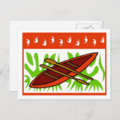 Abstrakt Canoe Weihnachten (Vorne/Hinten)