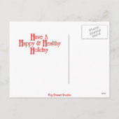 Abstrakt Canoe Weihnachten (Rückseite)