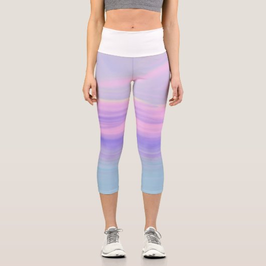 abstrakt capri leggings (Vorderseite)
