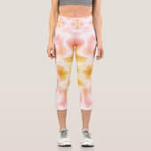 Abstrakt Capri Leggings (Vorderseite)