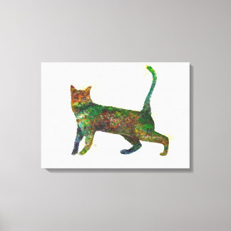 Abstrakt Cat Fantasy Leinwanddruck