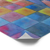 Abstrakt Cello Male Poster (Ecke)