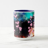 Abstrakt Cherry Blossom Tasse (Zentrum)