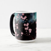 Abstrakt Cherry Blossom Tasse (Vorderseite Links)