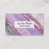 *~* Abstrakt Chic Girly Feminine Feminine Erregend Visitenkarte (Vorderseite)