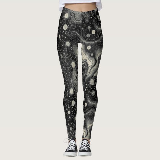 Abstrakt Chic Leggings (Vorderseite)