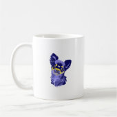 Abstrakt Chihuahua Kaffeetasse (Links)