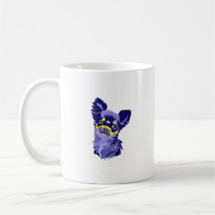 Abstrakt Chihuahua Kaffeetasse