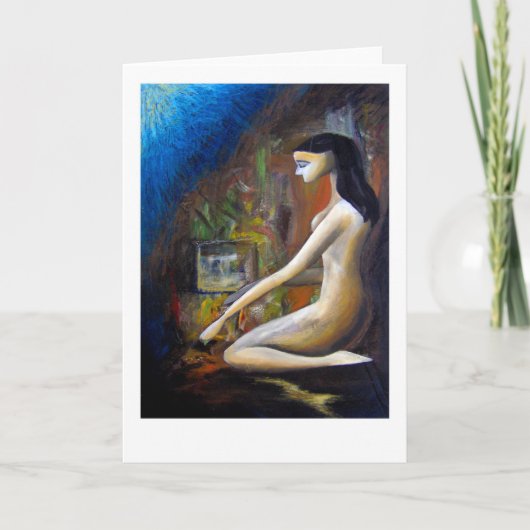 Abstrakt-chirurgische Bildgrüßkarte Karte (Vorderseite)