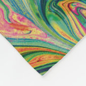 Abstrakt | CHRISTMAS STARS | Grün | Feierlich Fleecedecke (Ecke)