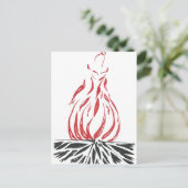 Abstrakt Cinderella Phoenix Postkarte (Stehend Vorderseite)