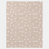 Abstrakt Circle Coastal Sand farbige Beach Hues Fleecedecke (Vorderseite)