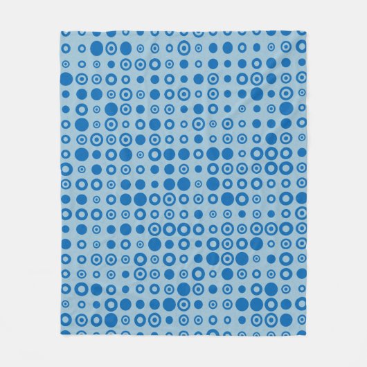 Abstrakt Color Halftone Docht generative Art Backg Fleecedecke (Vorderseite)