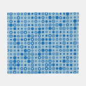 Abstrakt Color Halftone Docht generative Art Backg Fleecedecke (Vorderseite (Horizontal))