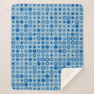 Abstrakt Color Halftone Docht generative Art Backg Sherpadecke