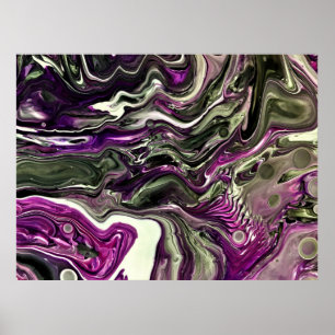 Abstrakt Color Study 404, Poster