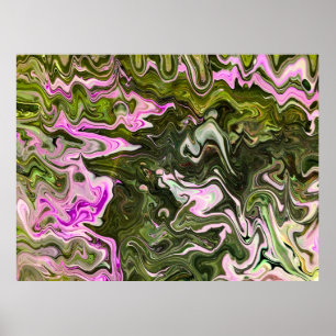 Abstrakt Color Study 460, Poster