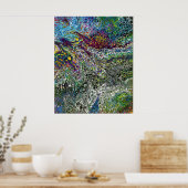 Abstrakt Color Study 53, von Kathleen Kost, 2019 Poster (Küche)