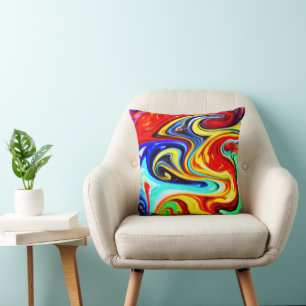 Abstrakt Color Symphonic Design Kissen