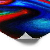 Abstrakt Color Symphonic Design Poster (Ecke)