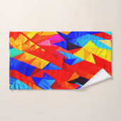 Abstrakt Color Symphony Badhandtuch Set (Handtuch)