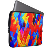 Abstrakt Color Symphony Laptopschutzhülle (Vorne Rechts)