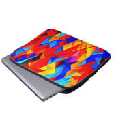 Abstrakt Color Symphony Laptopschutzhülle (Vorne Knopf)
