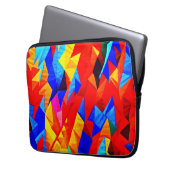 Abstrakt Color Symphony Laptopschutzhülle (Vorderseite Links)