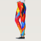 Abstrakt Color Symphony Leggings (Links)