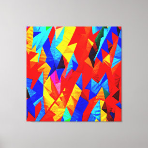 Abstrakt Color Symphony Leinwanddruck