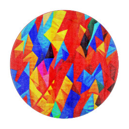 Abstrakt Color Symphony Schneidebrett